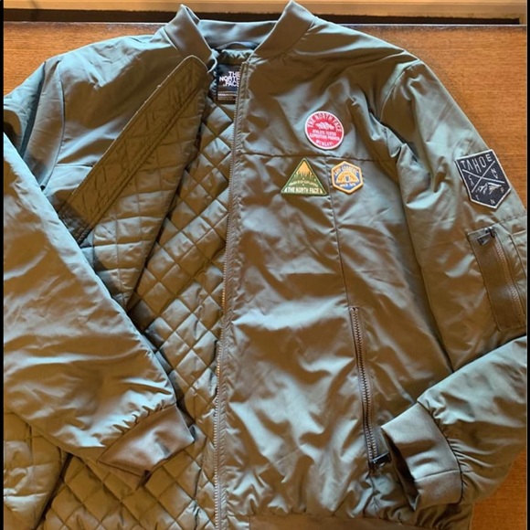 the north face men's flight aviator bomber jacket